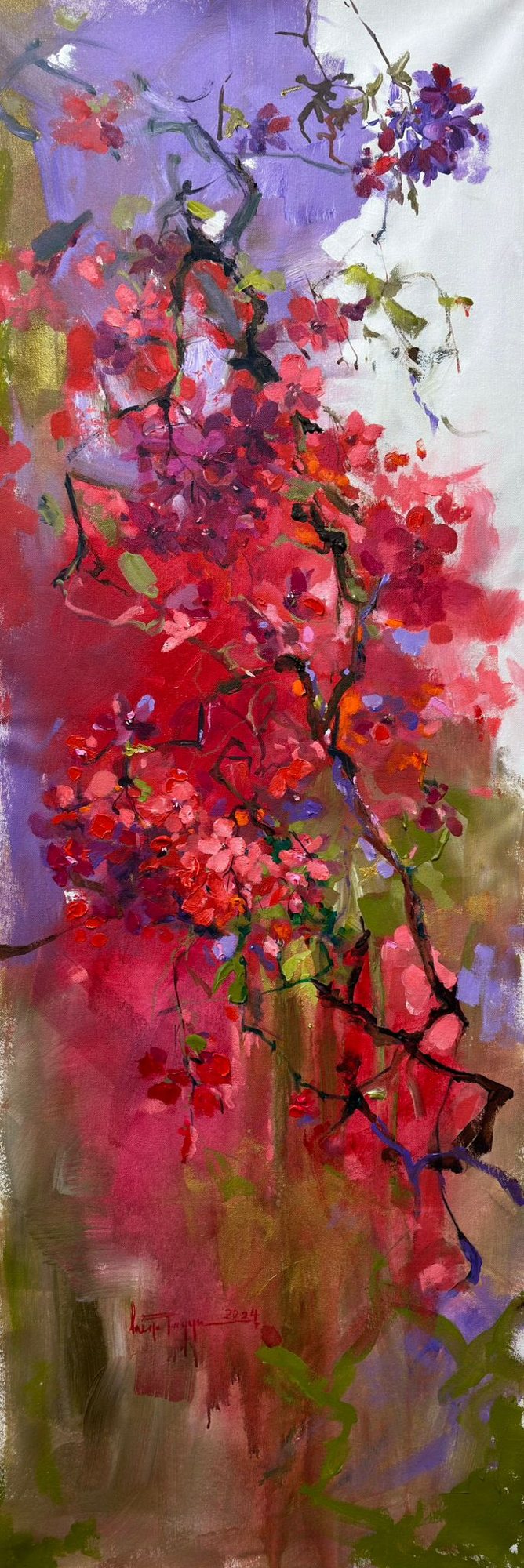 A Lyric Of Spring — original painting by Faiqa Uppal