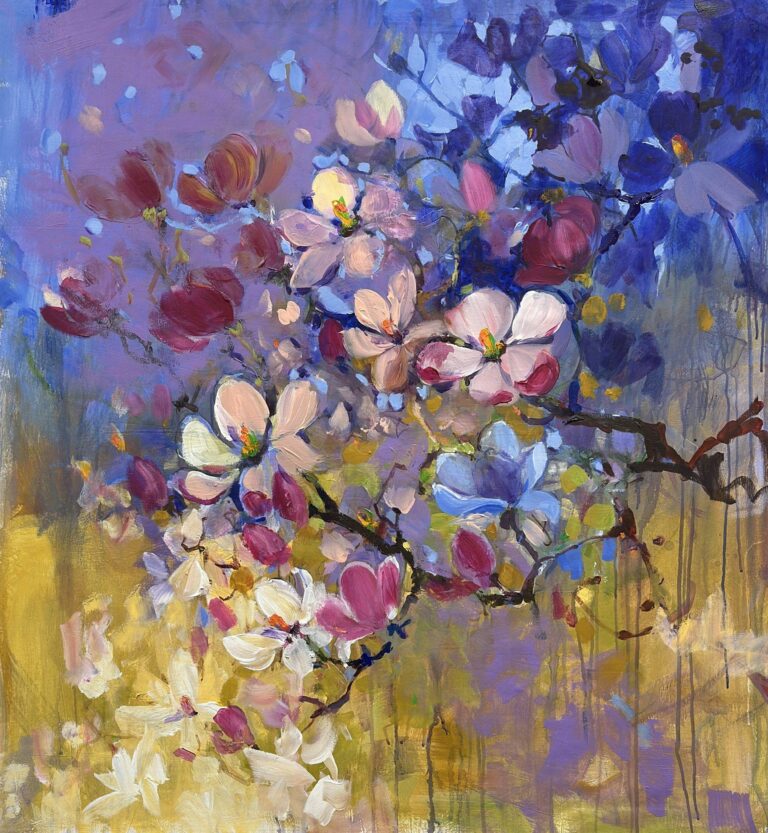 A Thousand Petals — original painting by Faiqa Uppal
