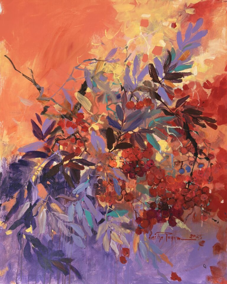 Wild Berries — original painting by Faiqa Uppal