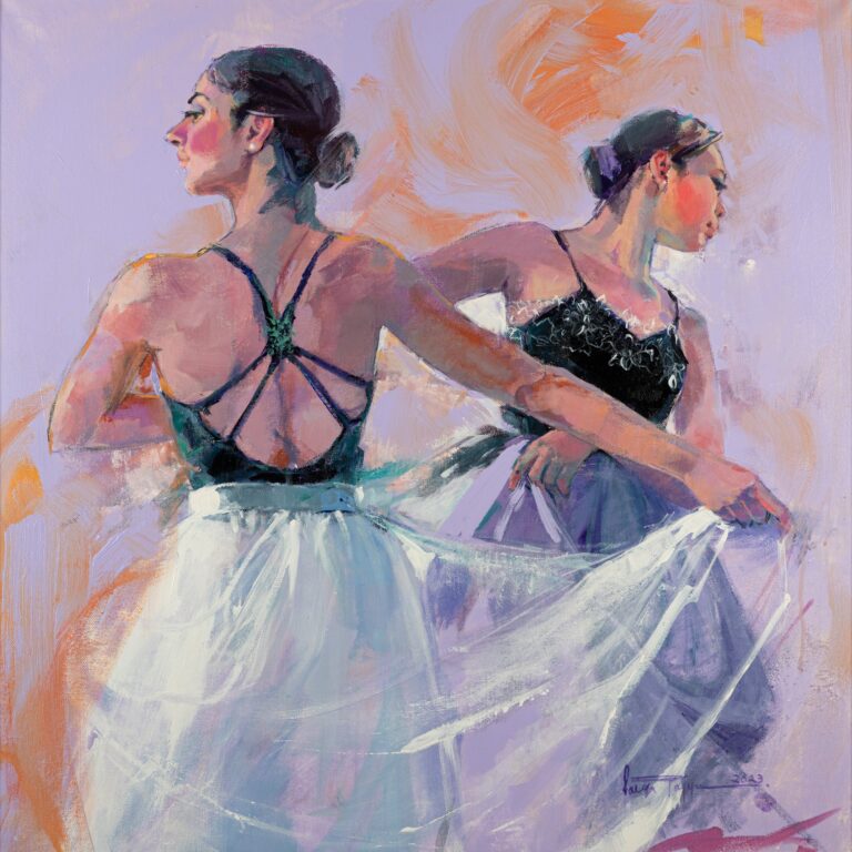 Let's Dance — original painting by Faiqa Uppal