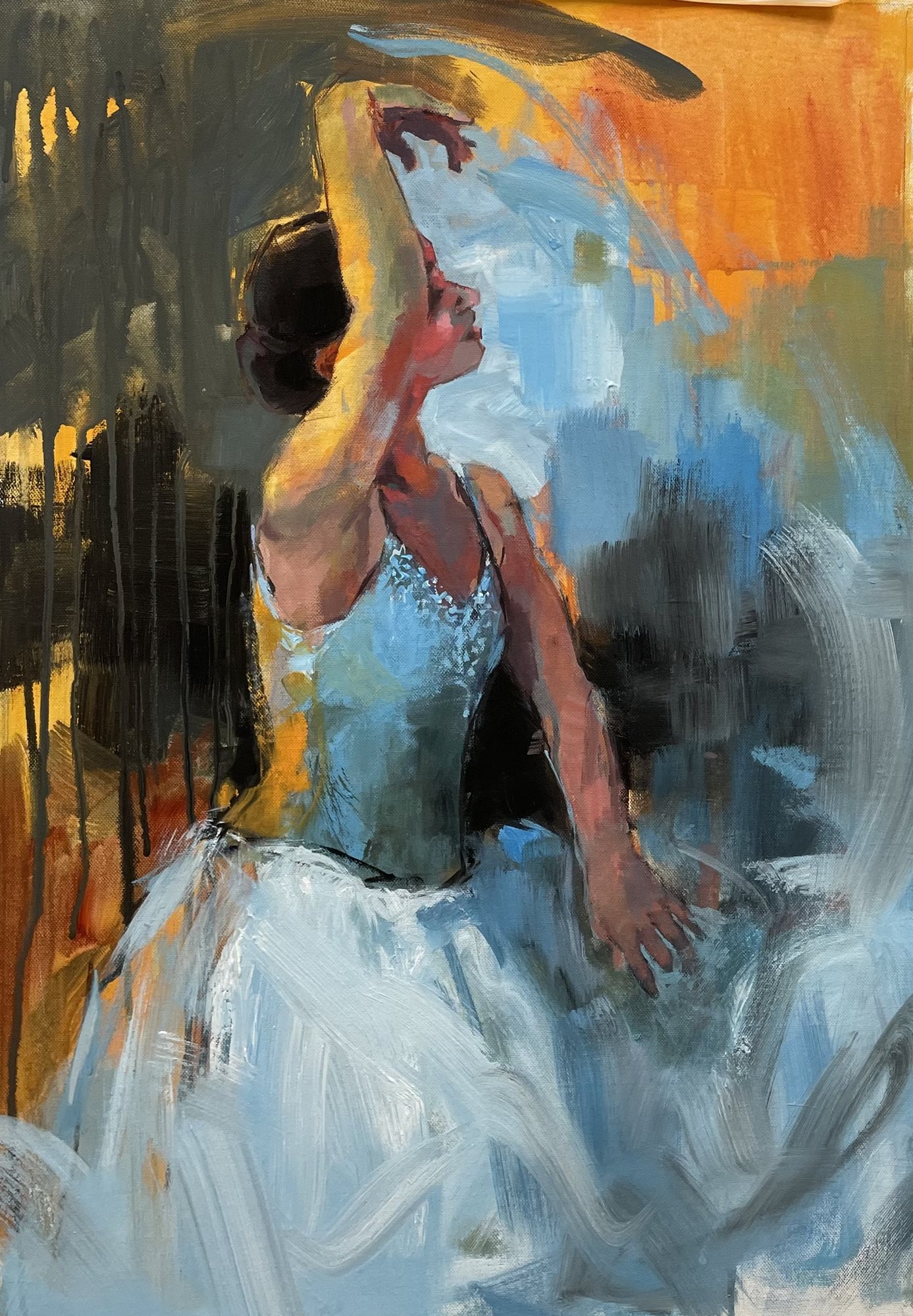 The Song Within — original painting by Faiqa Uppal