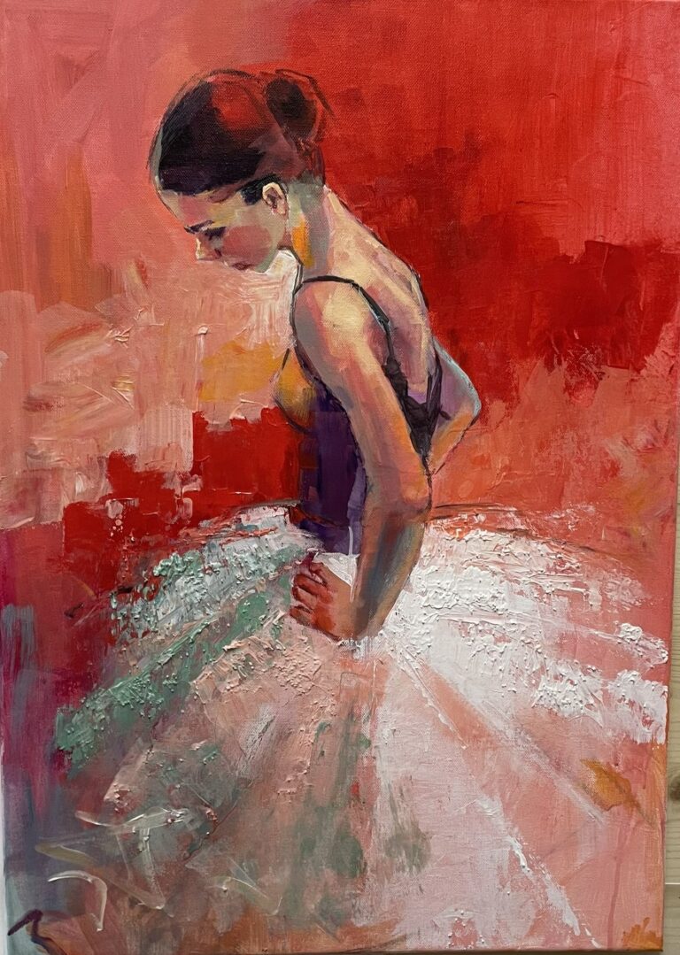 Tutu Tales — original painting by Faiqa Uppal