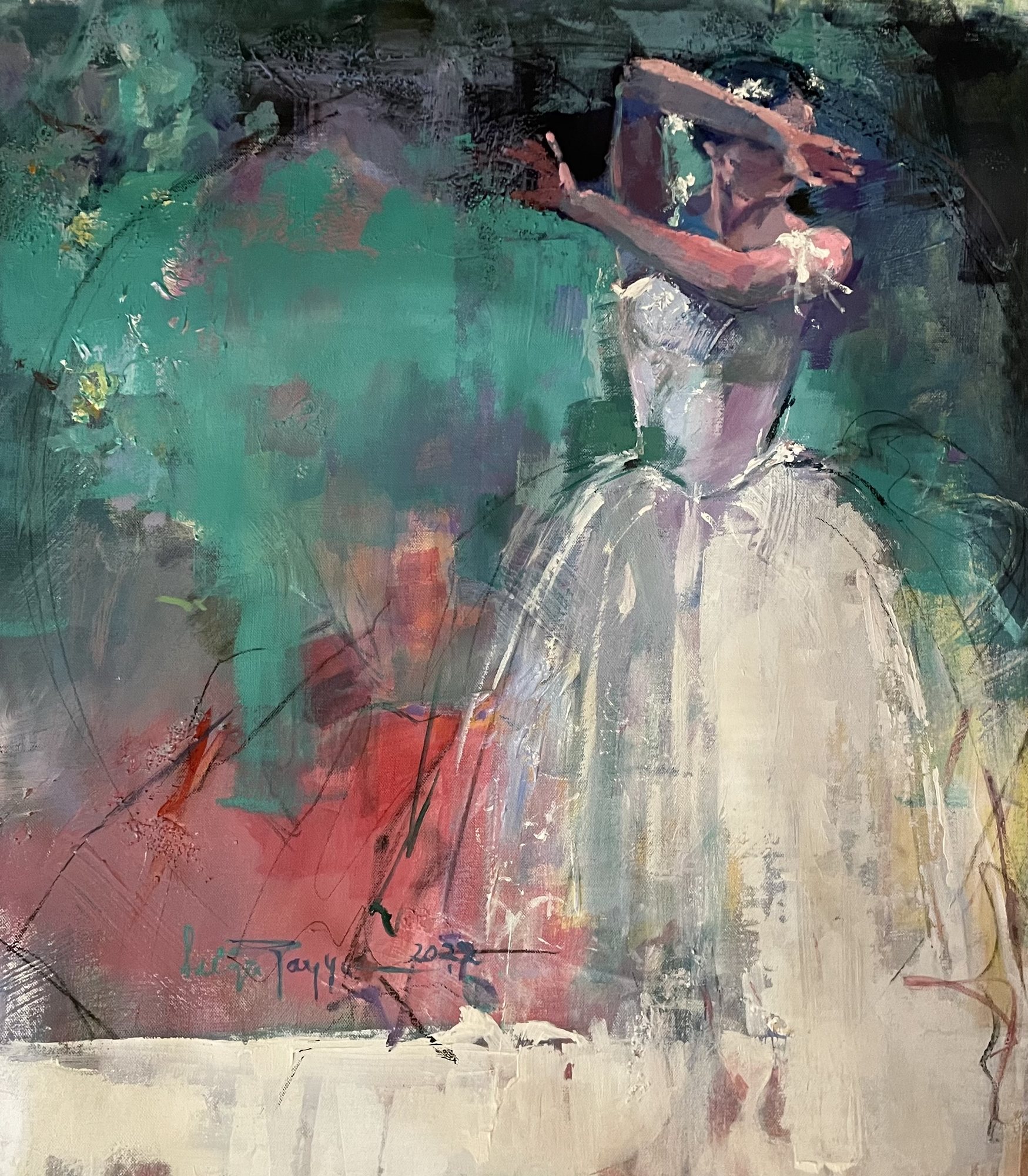 Awake and Unafraid — original painting by Faiqa Uppal