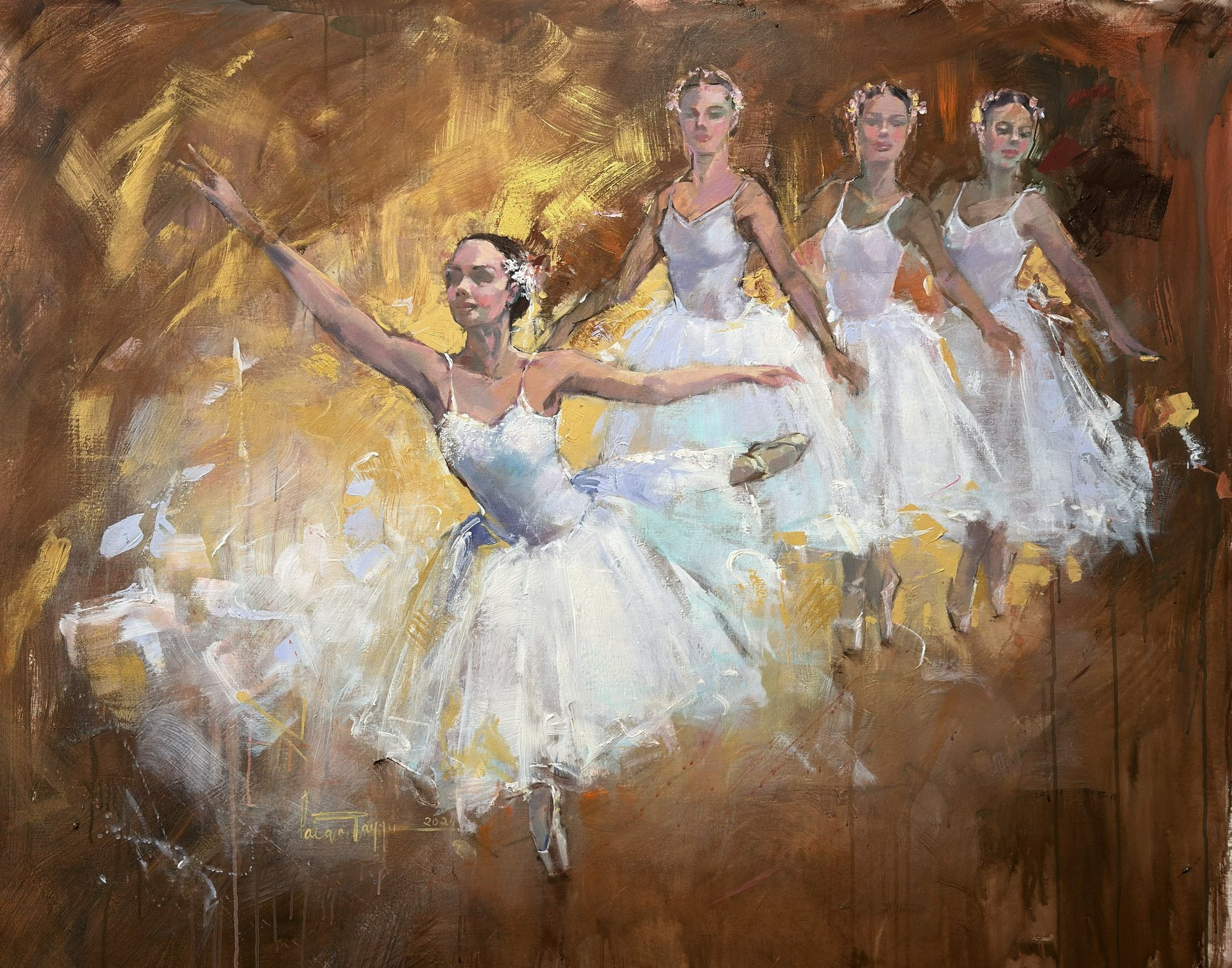 Where Light Finds Grace — original painting by Faiqa Uppal