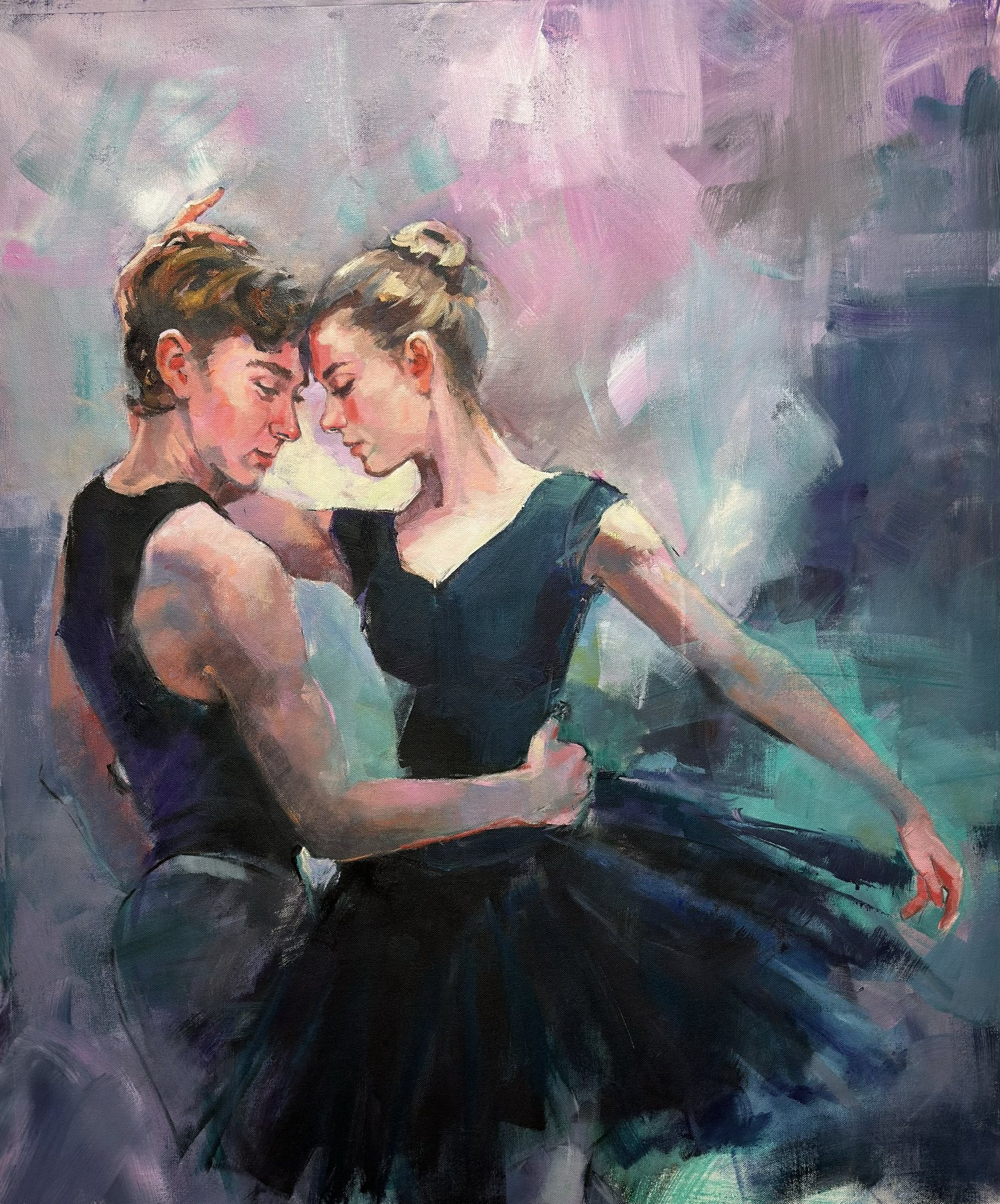 Between You and Me — original painting by Faiqa Uppal
