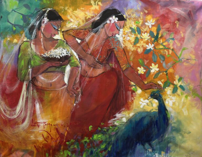 One Of The Thousands Stories — original painting by Faiqa Uppal